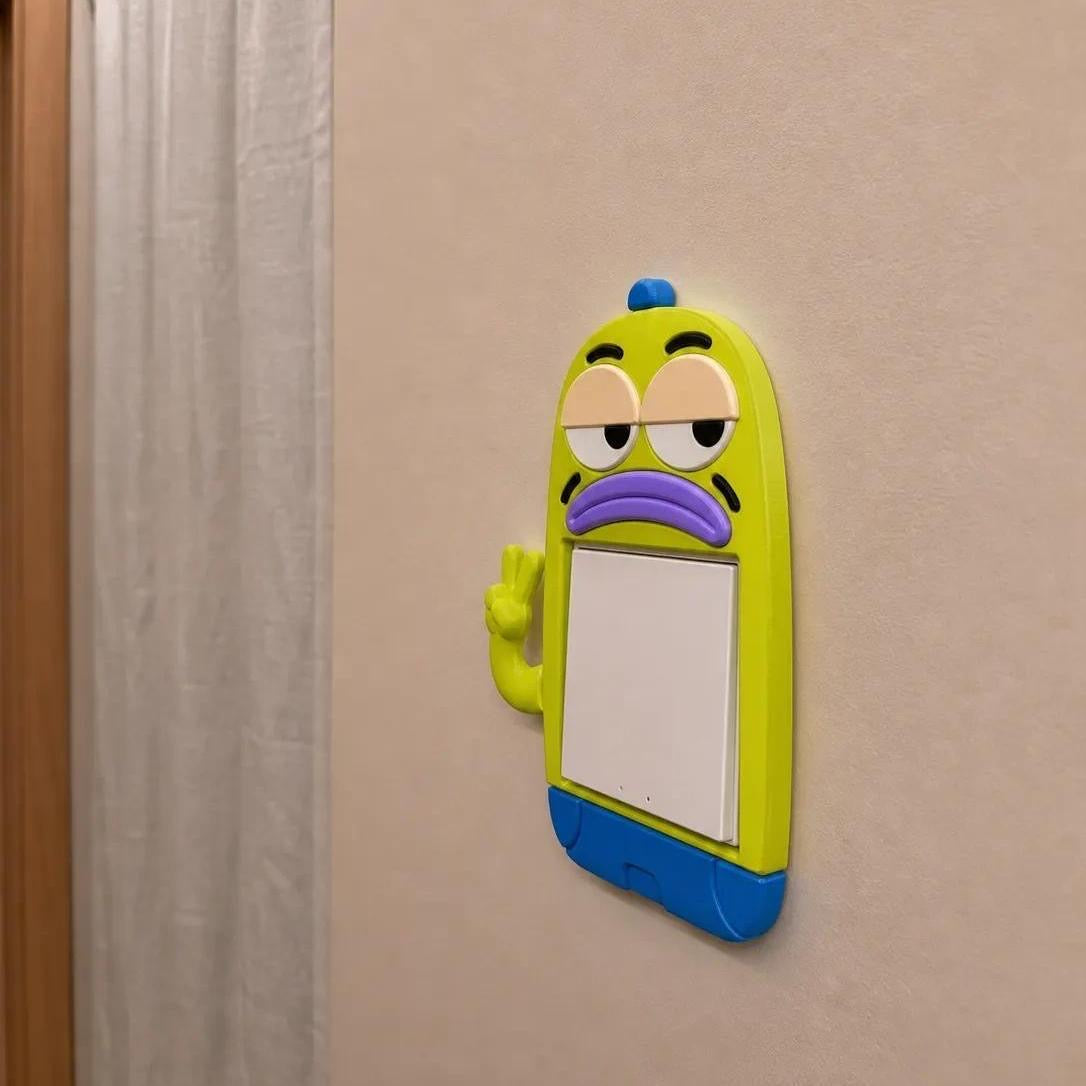 Cartoon Character Light Switch Covers