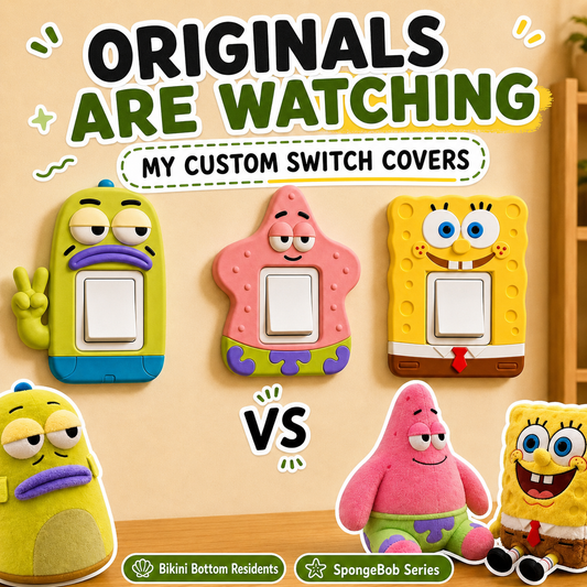 Cartoon Character Light Switch Covers